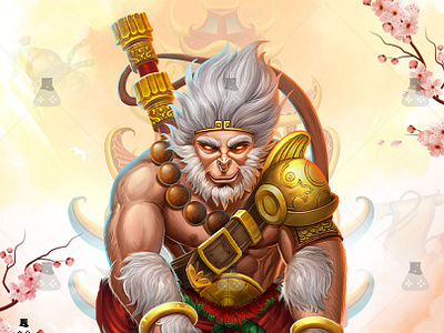 The Power of the Monkey King: Gamix Labs' Latest Slot Th 2d artwork animation game characters game development game development services gamix labs illustration mokey king slot theme monkey king slot monkey king slot art monkey king slot services monkey king theme slot slot art services slot development services slot game development studio slots slots machine services