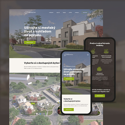VillaDomy Hrdličky landing layout ui ux webdesign website