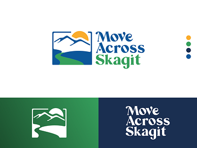 Move Across Skagit adobe illustrator brand development logo