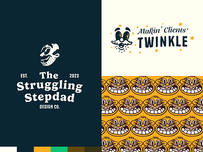 Struggling Stepdad Design Co. brand development branding design graphic design self promotion