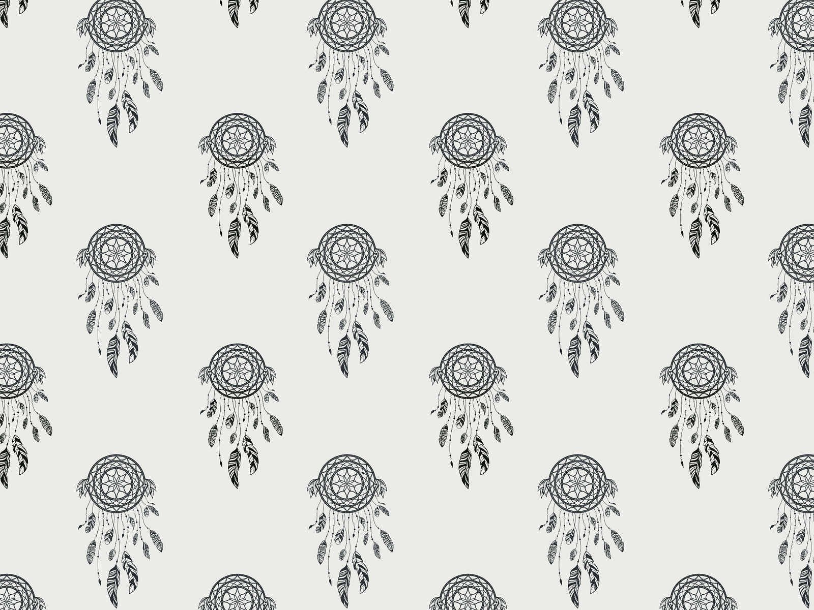 Dream Catcher Vector Print by Hareem Samdani on Dribbble