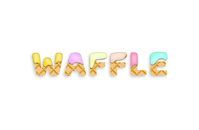 Waffle 3d figma ui vector
