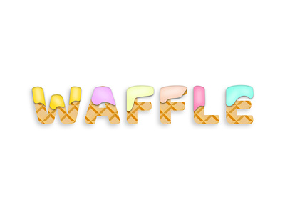 Waffle 3d figma ui vector