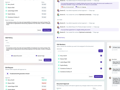 Stratis UI - Merlin components app button clean design details document folder interface legal manage minimal modal overlay project settings ui ui design ux ux design web