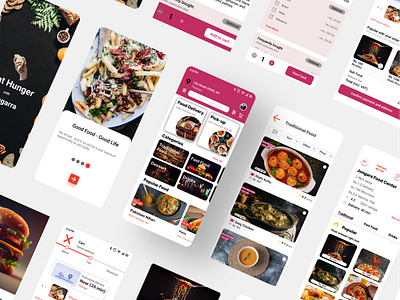 Food Delivery App branding case study design empthymapping figma landing page prototype typography ui uiu uiuxdesign ux wireframing