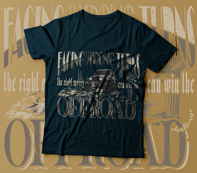 Off the Beaten Path Offroading T-shirt Design custom t shirt design design graphic design illustration logo retro t shirt t shirt design typography vector