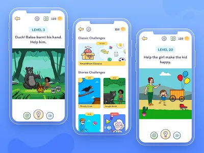 SmartBrain: The Ultimate Mind-Blowing Game App 🧠🚀 android casual game interface flat design game game app game art game design game interface gameplay gaming graphic design interface ios mobile design mobile game mobile ui product design puzzle ui ux