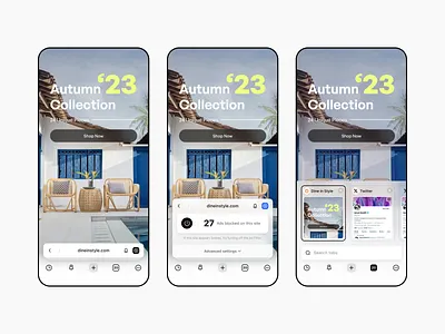 Mobile Browser app browser clean design ios iphone minimal mobile product ui user interface
