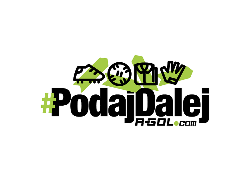 Podaj Dalej branding logo