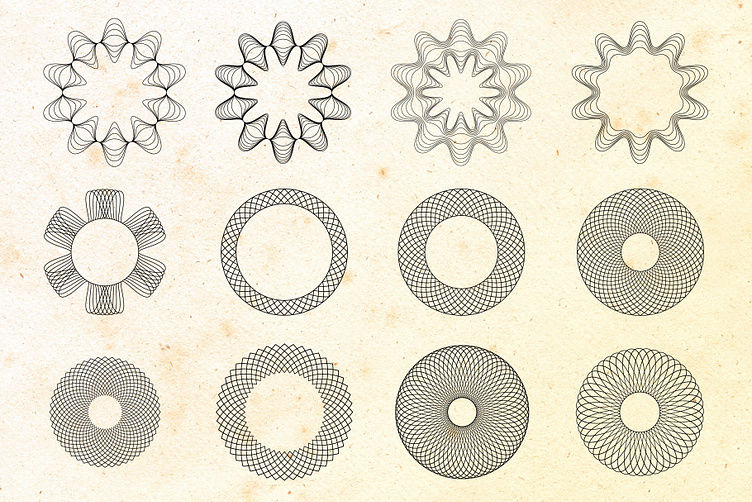 Spirograph & Guilloche brushes for Affinity Designer