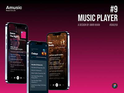 #9 Music Player - DailyUI app app design dailyui design music music player ui ui design ui ux