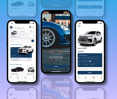 Untitle Car Rental App #DesignedbyHackme #UiDesign