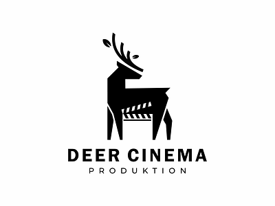 Deer Cinema animals cinema deer film logo media
