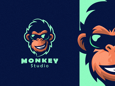 Monkey Logo design animation branding design graphic design identity logo monkey monkey logo