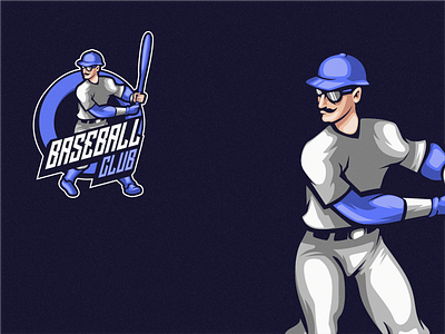 BASEBALL CLUB brand branding championship design graphic design illustration logo vector