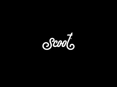 Scoot wordmark branding design illustration logo logotype minimal simple type typography ui