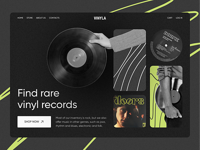 🔉 E-commerce Platform for Vinyl Store | Hyperactive branding design design studio e commerce edtech fintech hyperactive interfaces online shop product design saas startup typography ui ux web design