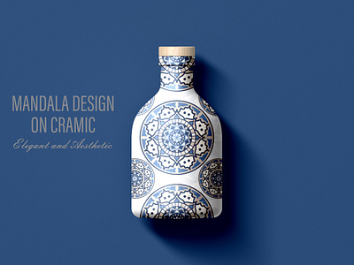 Mandala Design on Ceramic card