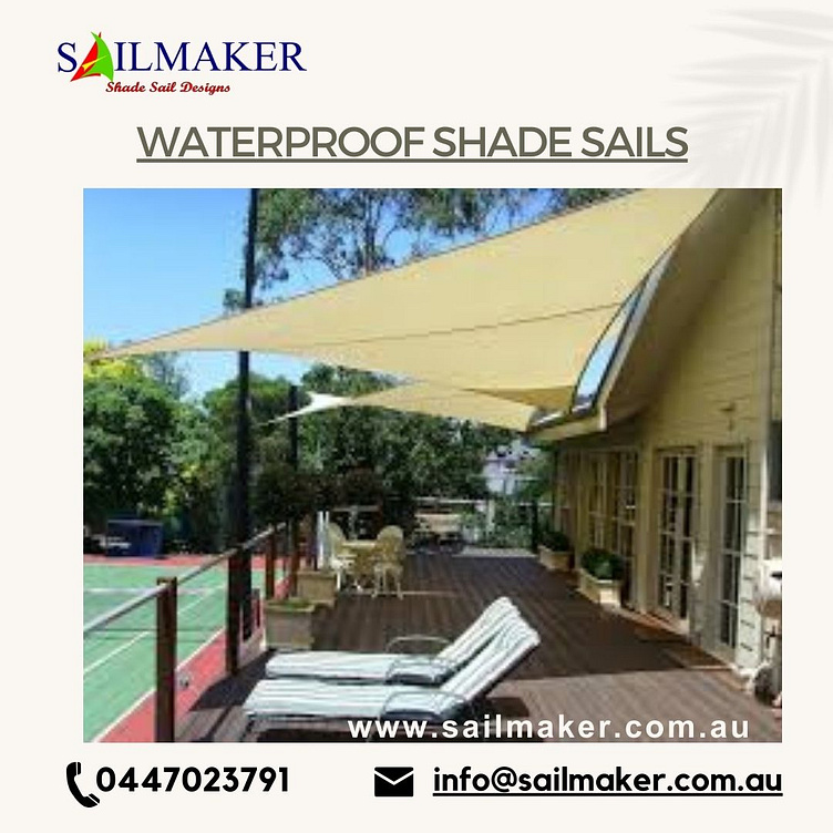 Premium Waterproof Shade Sails in Brisbane by Sail Maker on Dribbble