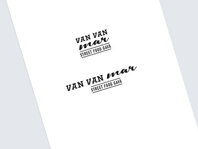 Van Van Mar branding design graphic design logo typography