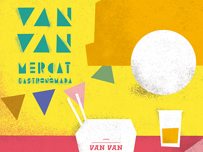 Van Van Illustration branding design graphic design illustration logo typography