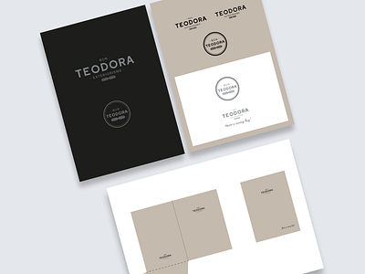 Teodora Branding branding design graphic design logo typography ui ux vector