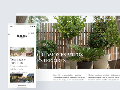 Teodora Website app branding design graphic design logo typography ui ux