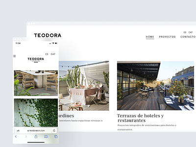 Teodora Website app branding design graphic design logo typography ui ux