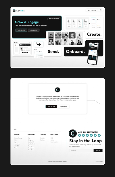 WEB3 SaaS Landing Page app branding design graphic design illustration logo typography ui ux vector