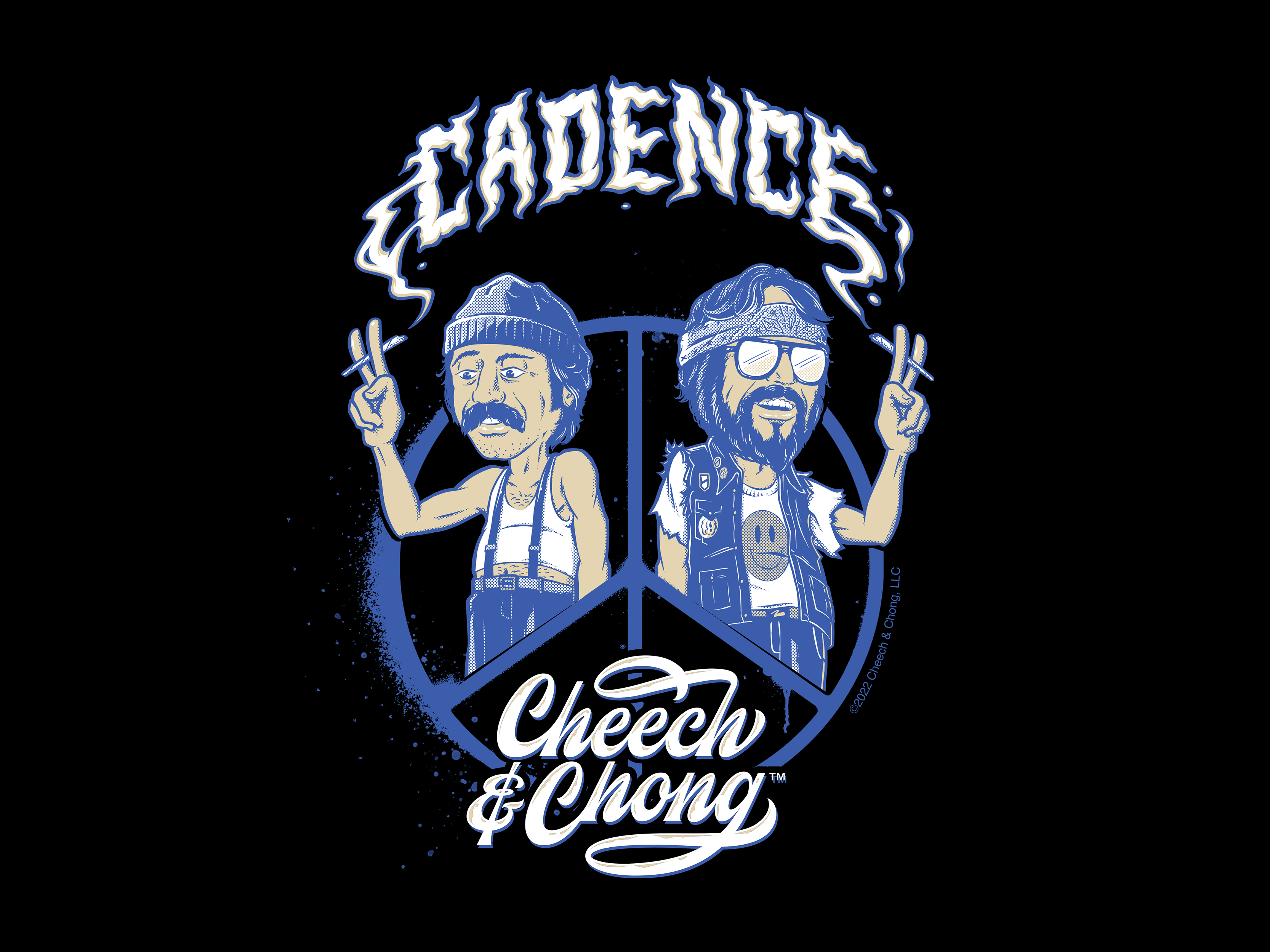 Cheech & Chong x Cadence Collaboration apparel design design draw graphic design illustration lettering sketch typography