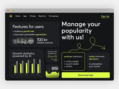 The Pulse Platform. Data Insights Solutions Startup. Web&Mobile. 3d ai app application b2b branding chart crypto data datadriven figma grap graph illustration logo mobile startup ui ux web