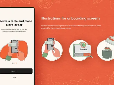 Onboarding screens animation animation design digital illustration graphic design illustration mobile app motion graphics onboarding screens photoshop ui