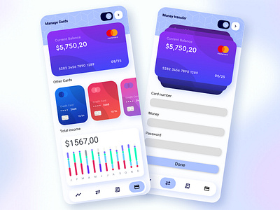 Banking App application banking branding logo mobile app ui uiux ux uxdesign