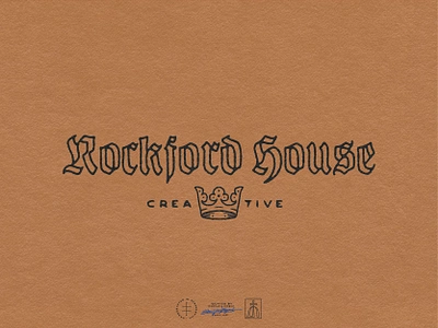 Rockford House blackletter crown font goth gothic hand lettering handlettering lettering logo logo design logo designer logodesign logotype old english simple type typeface typography vintage wordmark