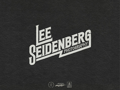 Lee Seidenberg Photography biker black and white brand design brand identity branding branding design font hand lettering lettering logo logo design logomark logotype photography retro type typeface typography vintage wordmark