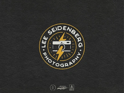 Lee Seidenberg Photography badge badge design brand design camera emblem hand drawn icon illustrator logo logo design logo designer logodesign minimal photographer photography redesign retro simple vintage visual identity