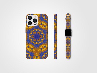 iPhone 15 Case & Watch Band abstract apple band case colorful concept design iphone persian smart watch watch