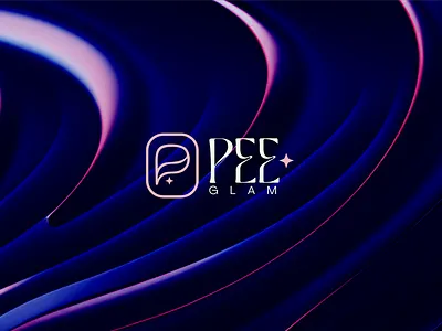 PEE+ Glam Brand Designs beauty brand design brand identity branding design graphic design logo logo design visual design