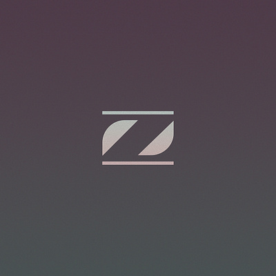 Z letter - negative space font illustrator letter typography