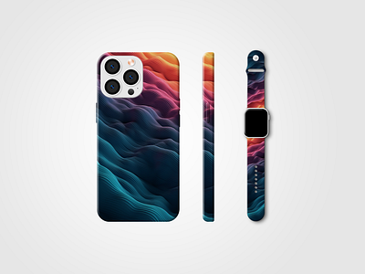iPhone 15 Case & Watch Band abstract apple apple watch band band case colorful concept design guard iphone iphone case phone rebound watch