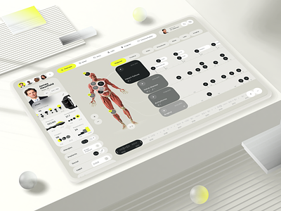 EHR+ - Electronic Health Record System 3d app care clinic crm design ehr emr health healthcare medical medicine phr product design saas software system ui ux web