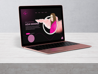 Portfolio Website UI 3d animation branding graphic design logo motion graphics ui