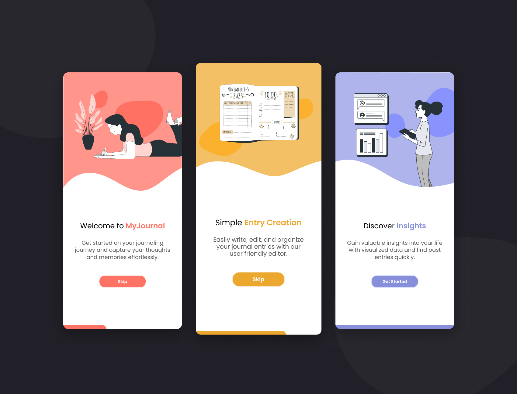 Example of Visual Design For Web & Mobile