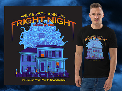 Fright Night Custom Illustration event graphic design illustration illustration art