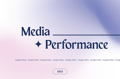 Media | Performance - 2023 ad ads design facebook google graphic design instagram media meta