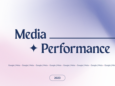 Media | Performance - 2023 ad ads design facebook google graphic design instagram media meta