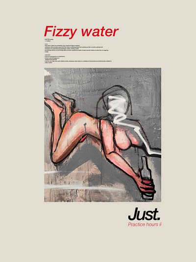 FIZZY WATER ignorantart outsiderart painting rawart