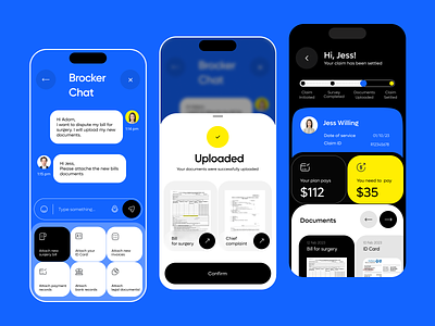 Oscar Health — Health Insurance App app b2b brocker crm design health healthcare insurance insurtech managment medical medtech mobile pmr saas software telemedecine uhr ui uxdesign