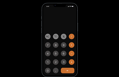 Calculator screen dailyui design ui uiuxdesign ux