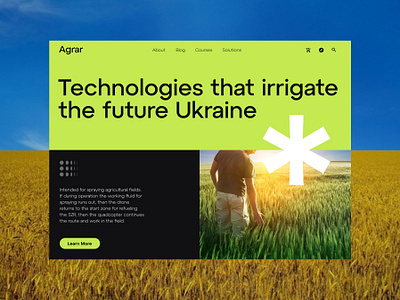 Аgriculture in Ukraine agriculture landing ui ukraine web